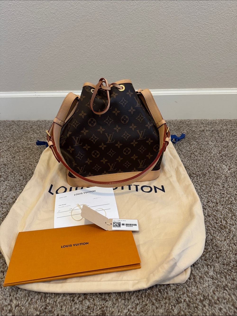 AUTHENTIC LOUIS VUITTON PETIT NOE BAG